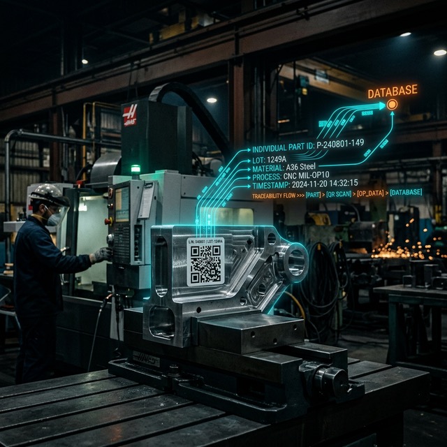 Trazabilidad en Manufactura: De Lote a Pieza Individual